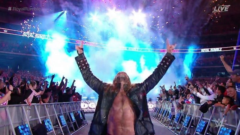 Oh, Edge came back. Did you hear about that?